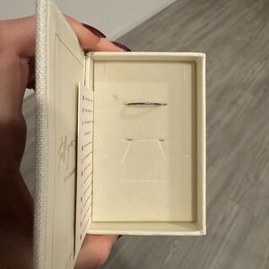 Made by Mary September birthstone stacking ring